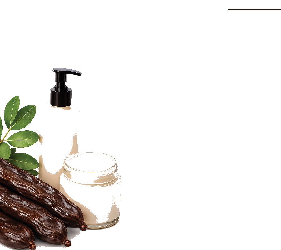 Caroube et cosmétiques
